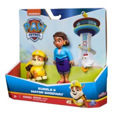 ست فیگورهای رابل و شهردار گودوی سگ های نگهبان Paw Patrol, تنوع: 6070734-Rubble, image 6