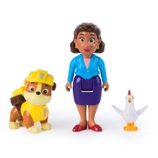 ست فیگورهای رابل و شهردار گودوی سگ های نگهبان Paw Patrol, تنوع: 6070734-Rubble, image 2