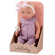 عروسک نوزاد 35 سانتی LullaBaby با لباس یاسی, image 