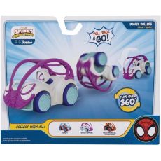 ماشین 15 سانتی پاور رولر گوست اسپایدر Spidey and his Amazing Friends, تنوع: SNF0162-Ghost Spider, image 4
