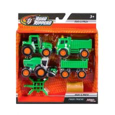 پک 5 تایی ماشین های کشاورزی Nikko Toys سری Road Rippers, image 