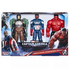 پک 3 تایی ابرقهرمانان 28 سانتی مارول سری Captain America Brave New World, image 3