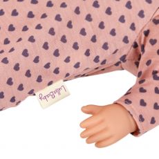 عروسک نوزاد 35 سانتی LullaBaby با لباس گلبهی قلبی, image 5