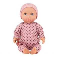 عروسک نوزاد 35 سانتی LullaBaby با لباس گلبهی قلبی, image 