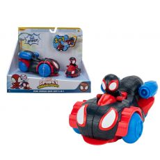 ماشین 2 در 1 Quick Shot مایلز مورالز Spidey and his Amazing Friends, image 