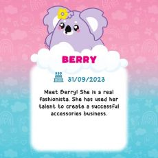 عروسک اسکوییشی 9 سانتی Smooshzees مدل Berry سری Mini Cutezees, تنوع: 08102-Berry, image 9