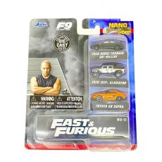 پک 3 تایی ماشین‌های فلزی کوچک Fast and Furious, image 