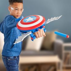 سپر نرف Nerf کاپیتان آمریکا Skyshot Blaster مارول, image 4