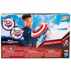 سپر نرف Nerf کاپیتان آمریکا Skyshot Blaster مارول, image 7