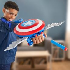 سپر نرف Nerf کاپیتان آمریکا Skyshot Blaster مارول, image 2