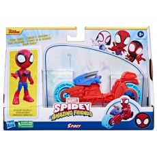فیگور 10 سانتی اسپایدی به همراه موتورسیکلت Spidey Amazing Friends, image 6