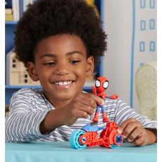فیگور 10 سانتی اسپایدی به همراه موتورسیکلت Spidey Amazing Friends, image 4