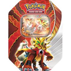 پک فلزی کارت بازی 40 تایی Pokemon سری Paradox Destinies مدل Gouging Fire ex, تنوع: PK210-85844-Gouging Fire, image 