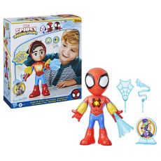 فیگور 25 سانتی اسپایدی با لباس الکترونیکی Spidey and His Amazing Friends, image 