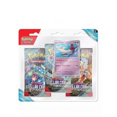 پک کارت بازی 30 تایی Pokemon سری Scarlet and Violet Stellar Crown 07 مدل Latias, تنوع: PK190-85907-latias, image 