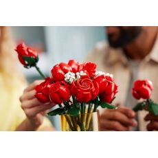 لگو آیکونز مدل دسته گل رز (10328), image 4
