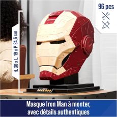 پازل 3 بعدی 96 قطعه ماسک مرد آهنی مارول 4D Build, image 4