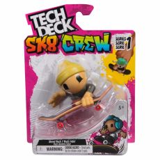 اسکیت انگشتی و فیگور تک دک Tech Deck مدل SK8 Crew سری 1 با کلاه کرم, تنوع: 6071054-white, image 