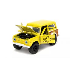 ماشین فلزی 1973 Ford Bronco و فیگور فلزی باب اسفنجی با مقیاس 1:24, image 4