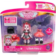 عروسک 7 سانتی Royale High مدل Dark Fairy سری 1, تنوع: RYH0003-Dark Fairy, image 