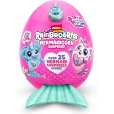 عروسک سورپرایزی رینبوکورنز RainBocoRns سری Mermaidcorn  با باله آبی, تنوع: 9283-Shelly, image 3