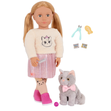 عروسک 46 سانتی OG مدل Sheela همراه با گربه Sammy, image 3
