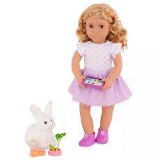 عروسک 46 سانتی OG مدل Tabby همراه با حیوان خانگی و کتاب داستان, image 3
