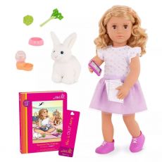 عروسک 46 سانتی OG مدل Tabby همراه با حیوان خانگی و کتاب داستان, image 