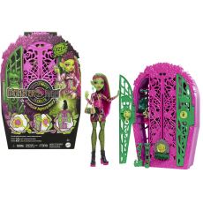 عروسک 30 سانتی رازآلود Monster High به همراه کمد و اکسسوری مدل Venus McFlytrap, image 