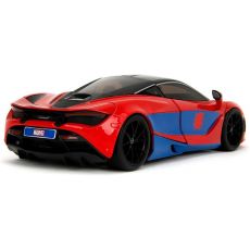 ماشین فلزی مک لارن 720S و فیگور فلزی مرد عنکبوتی با مقیاس 1:24, image 5