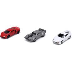 پک 3 تایی ماشین‌های فلزی کوچک Hollywood Rides مدل Fast and Furious, image 2