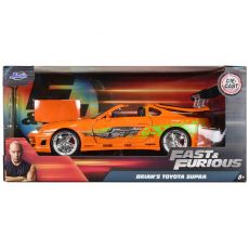 ماشین فلزی نارنجی تویوتا Fast & Furious مدل Supra با مقیاس 1:24, image 7