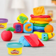 پک 6 تایی خمیربازی به همراه قالب حروف انگلیسی Play Doh, تنوع: E8530-Letter, image 2