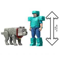 پک 2 تایی اکشن فیگورهای Minecraft مدل Man's Best Wolf, image 5