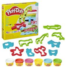 پک 6 تایی خمیربازی به همراه قالب حیوانات Play Doh, تنوع: E8530-Animals, image 