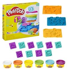 پک 6 تایی خمیربازی به همراه قالب اعداد انگلیسی Play Doh, تنوع: E8530-Number, image 