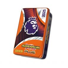 باکس فلزی کارت بازی 56 تایی فوتبالی Adrenalyn XL PLUS مدل Mega Tin سری Premier League فصل 2025 نارنجی, تنوع: 4388-Orange, image 