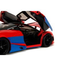 ماشین فلزی مک لارن 720S و فیگور فلزی مرد عنکبوتی با مقیاس 1:24, image 6