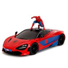 ماشین فلزی مک لارن 720S و فیگور فلزی مرد عنکبوتی با مقیاس 1:24, image 9