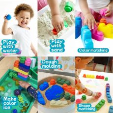 ست 10 عددی بلاک های ساختنی نرم Little Tikes, image 3