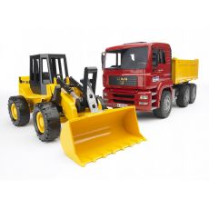 کامیون MAN و لودر FR 130 برودر Bruder, image 