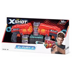 تفنگ دوقلو ایکس شات X-Shot مدل Fury 4 قرمز, image 2