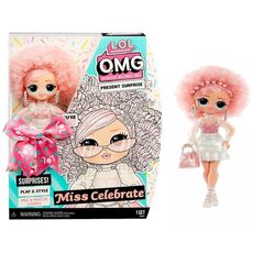 عروسک LOL Surprise سری OMG Present Surprise مدل Miss Celebrate, image 