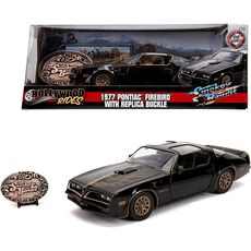 ماشین فلزی پونتیاک مدل 1977 Firebird به همراه نشان فلزی Smokey and the Bandit با مقیاس 1:24, image 