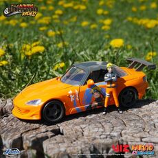 ماشین فلزی هوندا 2001 مدل S2000 و فیگور فلزی ناروتو با مقیاس 1:24, تنوع: 253255084-Naruto, image 2