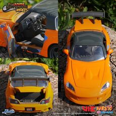 ماشین فلزی هوندا 2001 مدل S2000 و فیگور فلزی ناروتو با مقیاس 1:24, تنوع: 253255084-Naruto, image 3