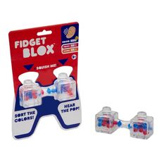 فیجت ژله‌ای Fidget Blox مدل آبی قرمز, تنوع: 931569-blue red, image 