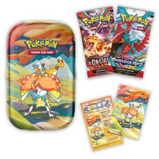 پک فلزی کارت بازی 20 تایی Pokemon مدل Vibrant Paldea زرد, تنوع: PK210-85767-Yellow, image 5