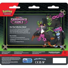 پک کارت بازی 30 تایی Pokemon سری Scarlet and Violet Shrouded Fable مدل Pecharunt, image 5