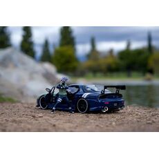 ماشین فلزی مزدا RX-7 1993 به همراه فیگور کاکاشی هاتاکه با مقیاس 1:24, تنوع: Kakashi Hatake-253255055, image 5